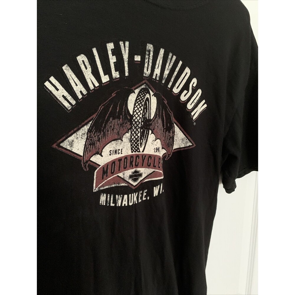 Harley-Davidson Men’s Large Black Tshirt - Picture 2 of 4